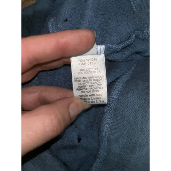 Lauren Moshi Cotton Blend Cookie Monster Distressed Pullover Sweatshirt Size M - Picture 10 of 10